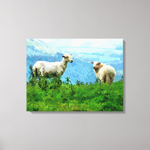 SCHAPEN CANVAS AFDRUK