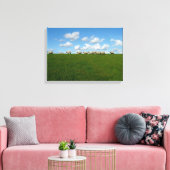 Schapen canvas print (Insitu (Woonkamer))