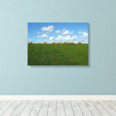 Schapen canvas print (Insitu (Houten vloer))