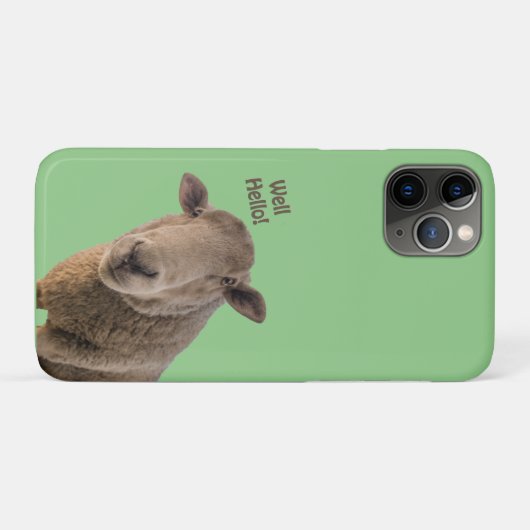 Schapen Case-Mate iPhone Case (Achterkant (horizontaal))