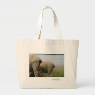Schapen, cc-design-logo grote tote bag