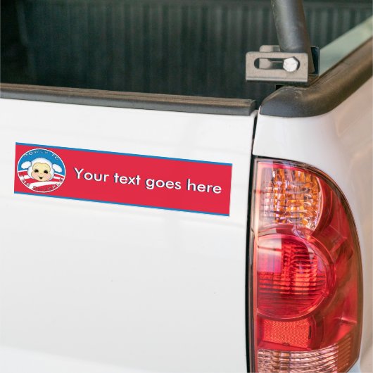 Schapen: Creëer Uw eigen Bumpersticker (Op Truck)