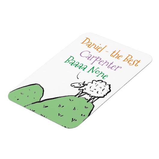 Schapen Design Carpenter Magneet (Linkerzijde)