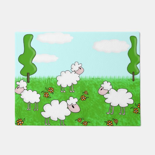 Schapen Deurmat (Voorkant)