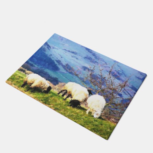 SCHAPEN DEURMAT (Schuin)