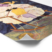 Schapen die een  Poster van Sweater eten (Hoek)