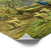 Schapen die naar een Storm kijken Poster (Hoek)