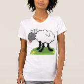Schapen die tong uitsteken t-shirt (Voorkant)