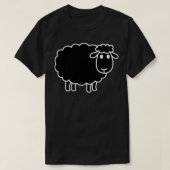 Schapen die zwart zijn, grappig, okes, Sarcastisch T-shirt (Design voorkant)