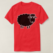 Schapen die zwart zijn, grappige snoepjes t-shirt (Design voorkant)