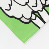 Schapen dierpatroon ontwerp schapenliefhebber fleece deken (Hoek)