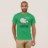 Schapen doen Impressie van een Koe T-shirt (Voorkant volledig)