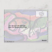 Schapen door Marc Franz Briefkaart (Achterkant)