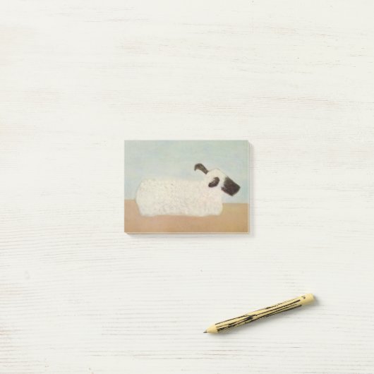 Schapen (door Milton Avery) Post-it® Notes (Op bureau)