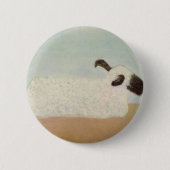 Schapen (door Milton Avery) Ronde Button 5,7 Cm (Voorkant)
