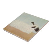 Schapen (door Milton Avery) Tegeltje (Zijkant)