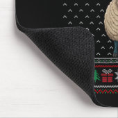 Schapen dragen kerstmuts Lelijke kerstmis Schapenl Muismat (Hoek)