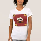 Schapen en bloemen t-shirt (Voorkant)