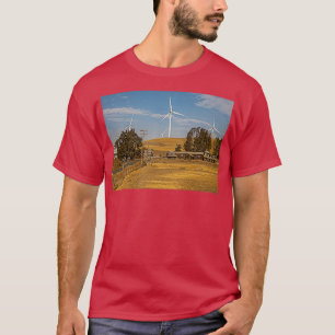Schapen- en Boerderij- en windturbines T-shirt