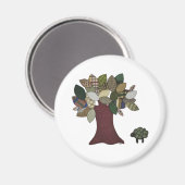 Schapen- en boommagneet magneet (Voorkant / Achterkant)