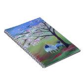 Schapen- en Cherry-boom Notitieboek (Rechterzijde)