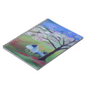 Schapen- en Cherry-boom Notitieboek (Linkerzijde)