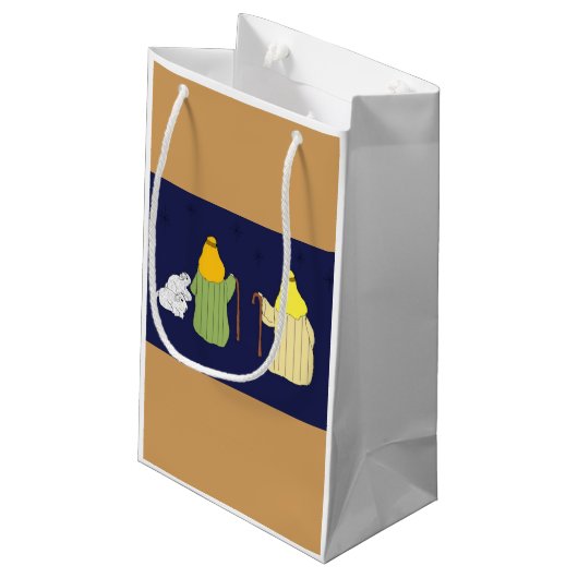 Schapen en herders klein cadeauzakje (Achterkant Gekanteld)