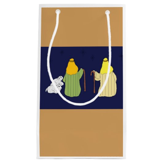 Schapen en herders klein cadeauzakje (Voorkant)