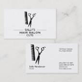 Schapen en kammen met dividers visitekaartje (Voorkant / Achterkant)