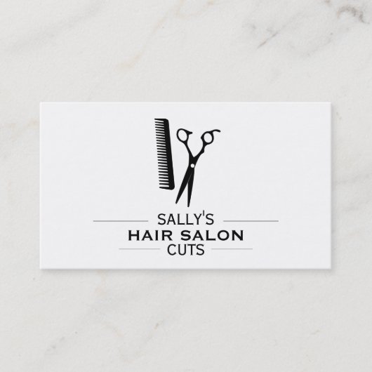 Schapen en kammen met dividers visitekaartje (Voorkant)