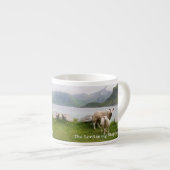 Schapen en lammeren espresso kop (Voorkant rechts)