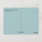 Schapen en lammeren op de kliffen van Moeder Ierla Briefkaart (Achterkant)