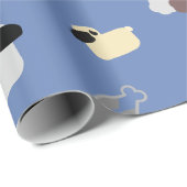 Schapen en scharen cadeaupapier (Rol Hoek)