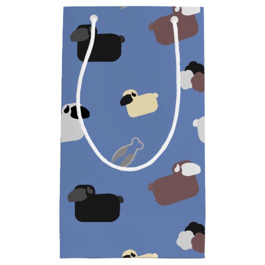 Schapen en scharen klein cadeauzakje (Voorkant)