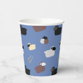 Schapen en scharen papieren bekers (Links)