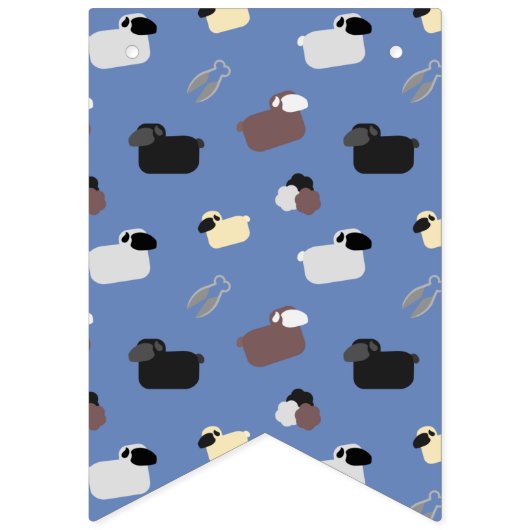 Schapen en scharen vlaggetjes (Tweede vlag)