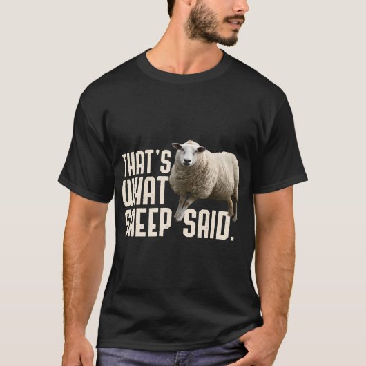 Schapen en t-shirt (Voorkant)