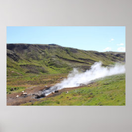 Schapen en warme veer poster