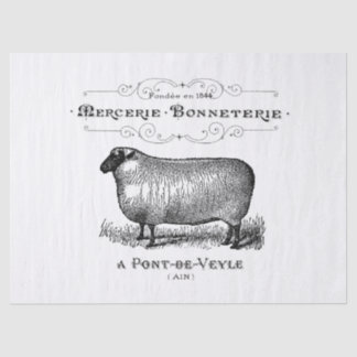 schapen en weefsels tissuepapier