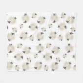  schapen fleece deken (Voorkant (Horizontaal))