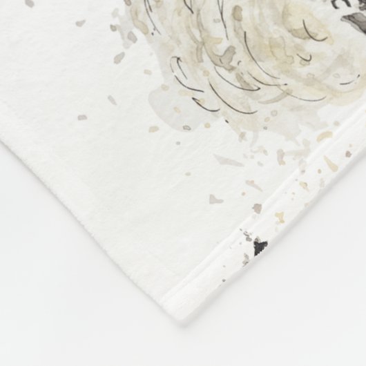  schapen fleece deken (Hoek)