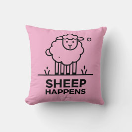 SCHAPEN GEBEUREN Grappig Schaap Sierkussen Gift