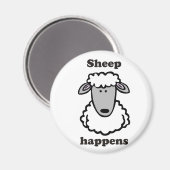 Schapen gebeuren magneet (Voorkant / Achterkant)