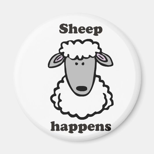 Schapen gebeuren magneet (Voorkant)