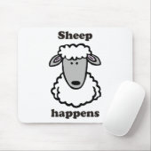 Schapen gebeuren muismat (Met muis)