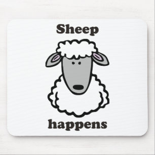 Schapen gebeuren muismat