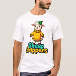 Schapen gebeuren t-shirt