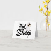 Schapen + Geitenliefhebber Gift: Ik ben de Cool Sh Kaart (Gele Bloem)