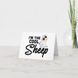 Schapen + Geitenliefhebber Gift: Ik ben de Cool Sh Kaart