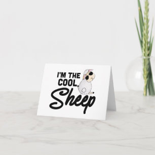 Schapen + Geitenliefhebber Gift: Ik ben de Cool Sh Kaart